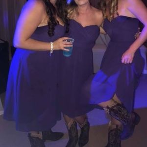 Purple/Grape bridesmaid dress